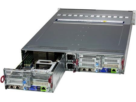 Anewtech Systems Supermicro Servers Supermicro Singapore  SuperServer SYS-221BT-DNC8R Industrial Twin Server Supermicro Computer 2 Hot-plug System Nodes in 2U SYS-221BT-DNC8R