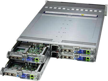 Anewtech Systems Supermicro Servers Supermicro Singapore  SuperServer SYS-221BT-HNC8R Industrial Twin Server Supermicro Computer 4 Hot-plug System Nodes in 2U  SYS-221BT-HNC8R