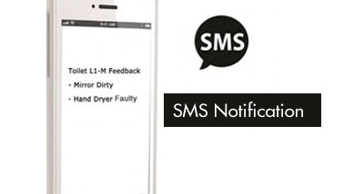 Anewtech systems smart toilet feedback system restroom feedback systems sms-notification